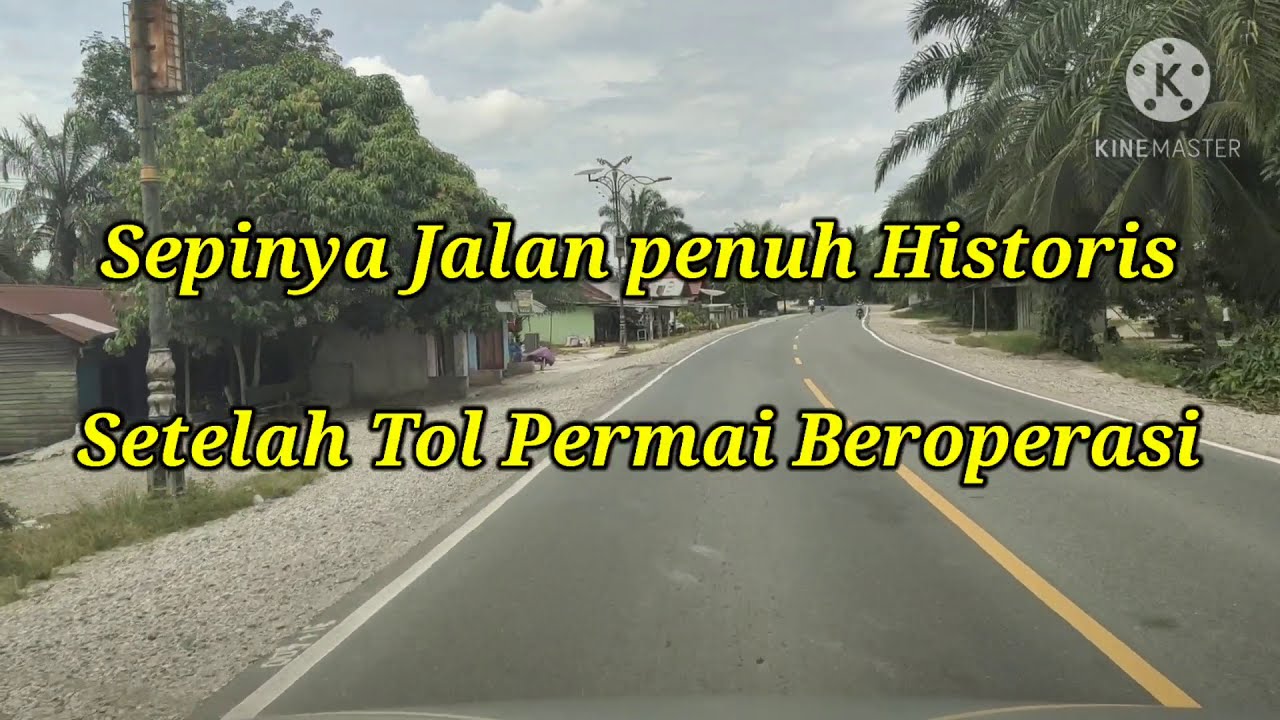 Sepiii.....Jalan  Pekanbaru Kandis Duri sepi setelah Tol Pekanbaru Dumai (Tol Permai) beroperasi