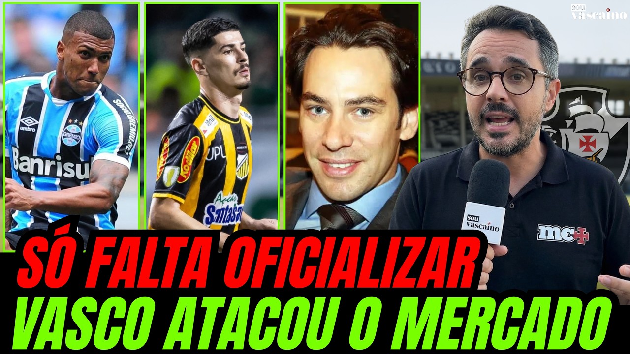PODE COMEMORAR! VASCO ATACOU O MERCADO E REFORÇOS ESTÃO CHEGANDO AO VASCO A PEDIDO DE RENATO GAÚCHO!