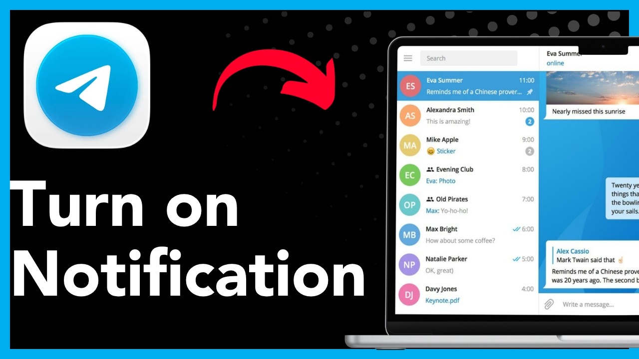 How to turn on notification sounds for Telegram chat