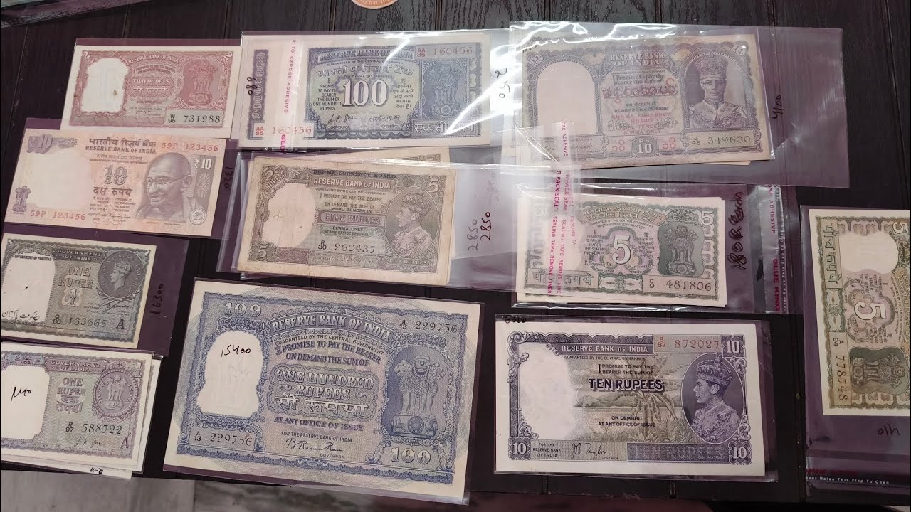 Buy British India Notes Value | Republic Indian Notes Value Collection