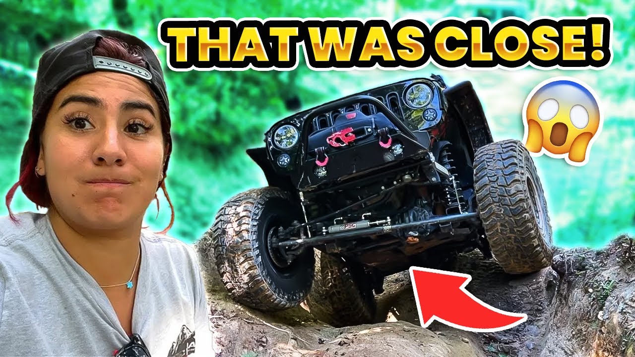 We almost Flipped The Jeep at Gulches Off Road park with @JeepLikeLuna