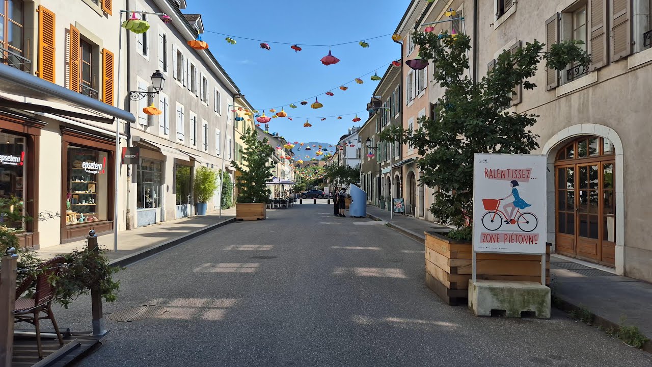 Carouge: la plus italienne des villes de Suisse.