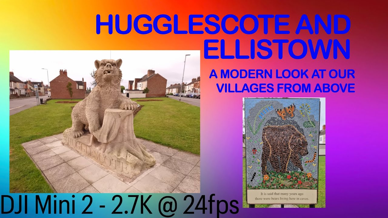 DJI Mini 2 - 2.7K 24fps Cinematic footage. Hugglescote and Ellistown.