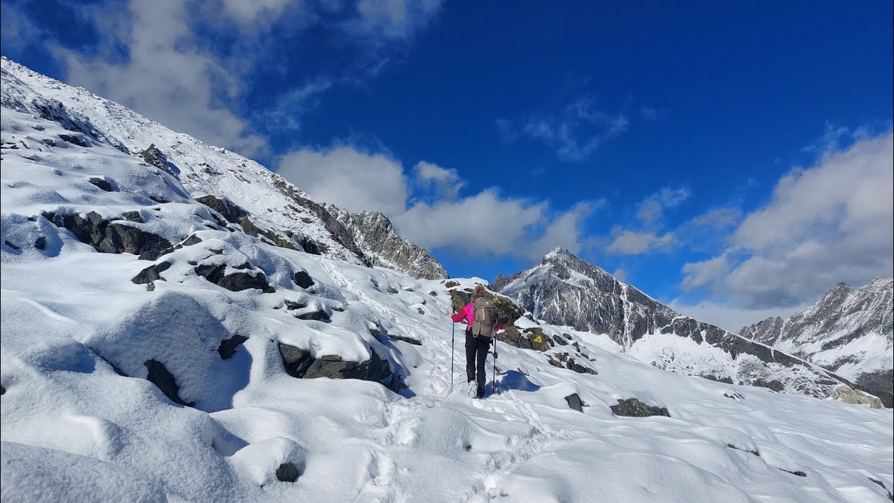 Valmalenco in autunno, sulla prima neve