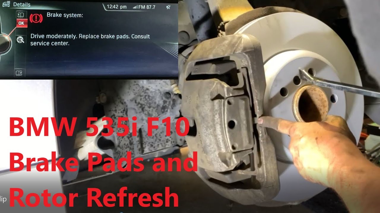How-To: BMW F10 535i Front Brake Pads and Rotors Replacement DIY (2011)