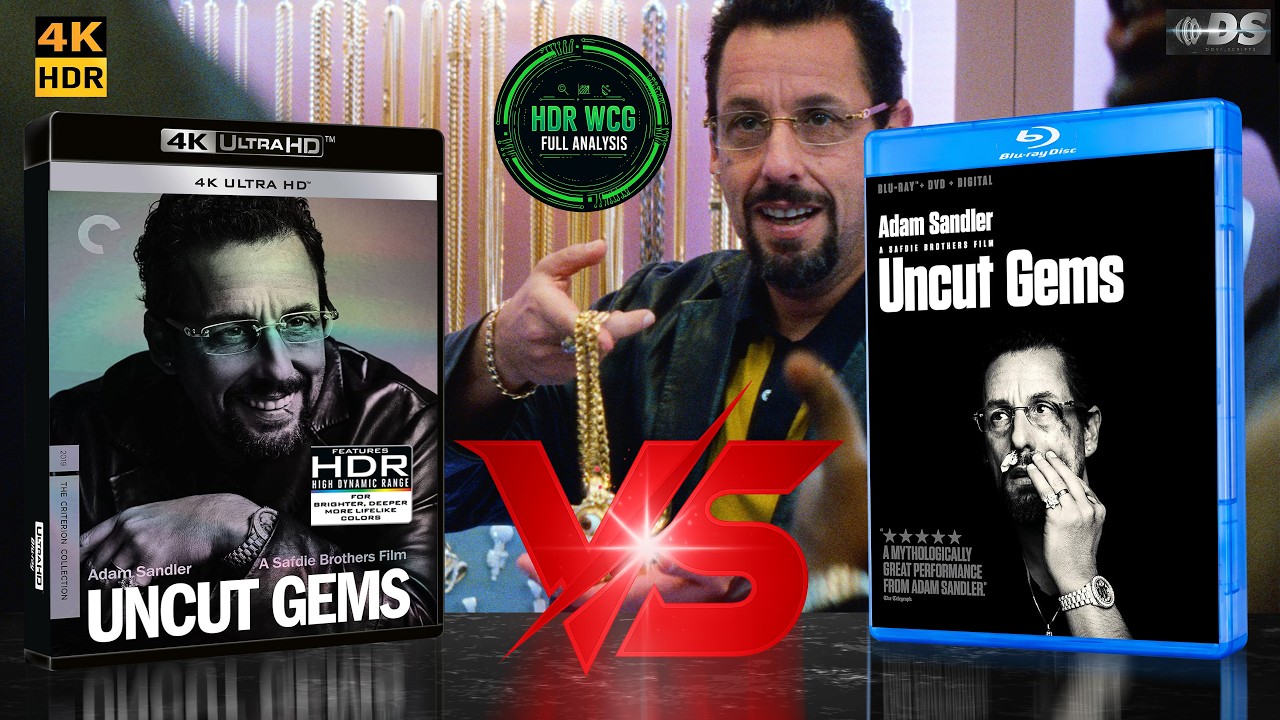 HDR vs SDR — Dolby Vision, WCG & Atmos Analysis REVIEW |  Uncut Gems 2019 UHD 4K BD