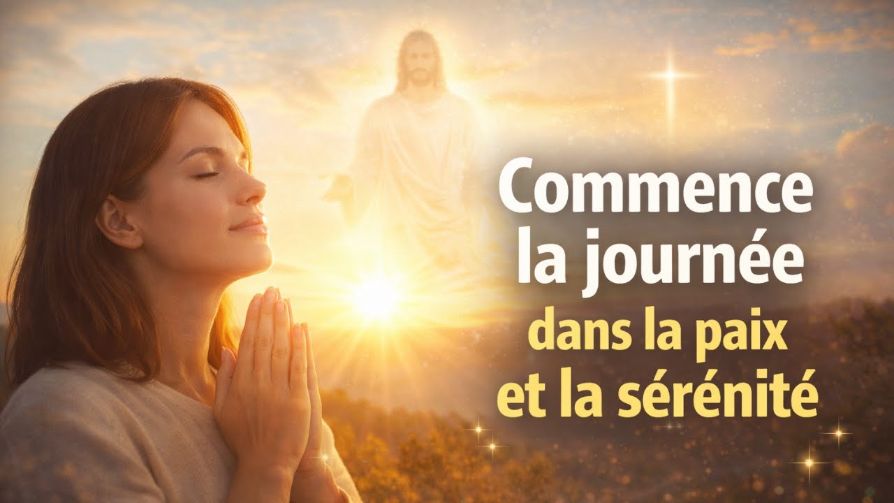 PRIÈRE DU MATIN : Commence ta journée dans la paix et la sérénité.