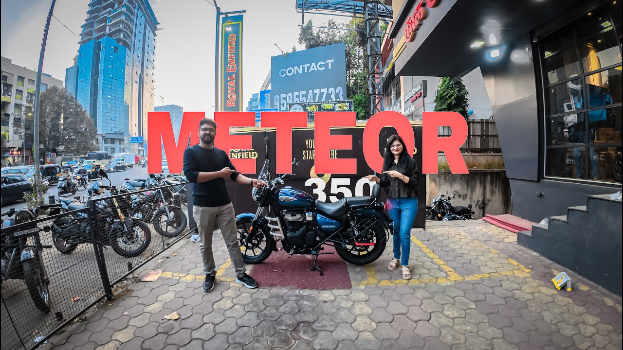 नयी बाइक, नए रास्ते . Royal Enfield Meteor 350 Finally Ghetli Bike | Vlog No. 1 | Bhatakti Jodi.