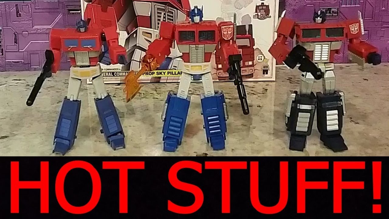 Optimus Prime Mech Planet Hot Soldiers HS02 General Commander Prop Sky Pillar