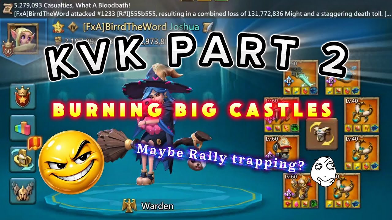 🔥 Global Top 9 in KvK! SOLOING 1.5B castle! Rally Trapping and Mass Killing! Lords Mobile 