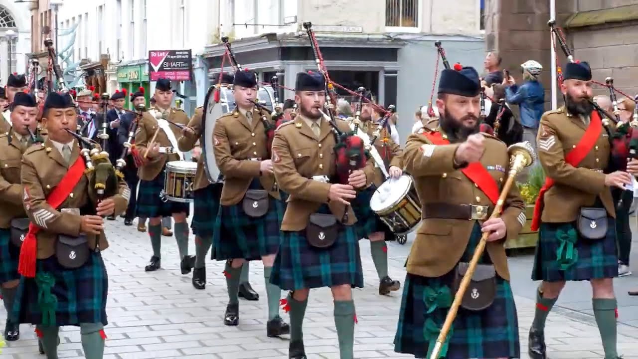 Remembering the Fallen: Black Watch Iraq Veterans Honoured in Perth Parade