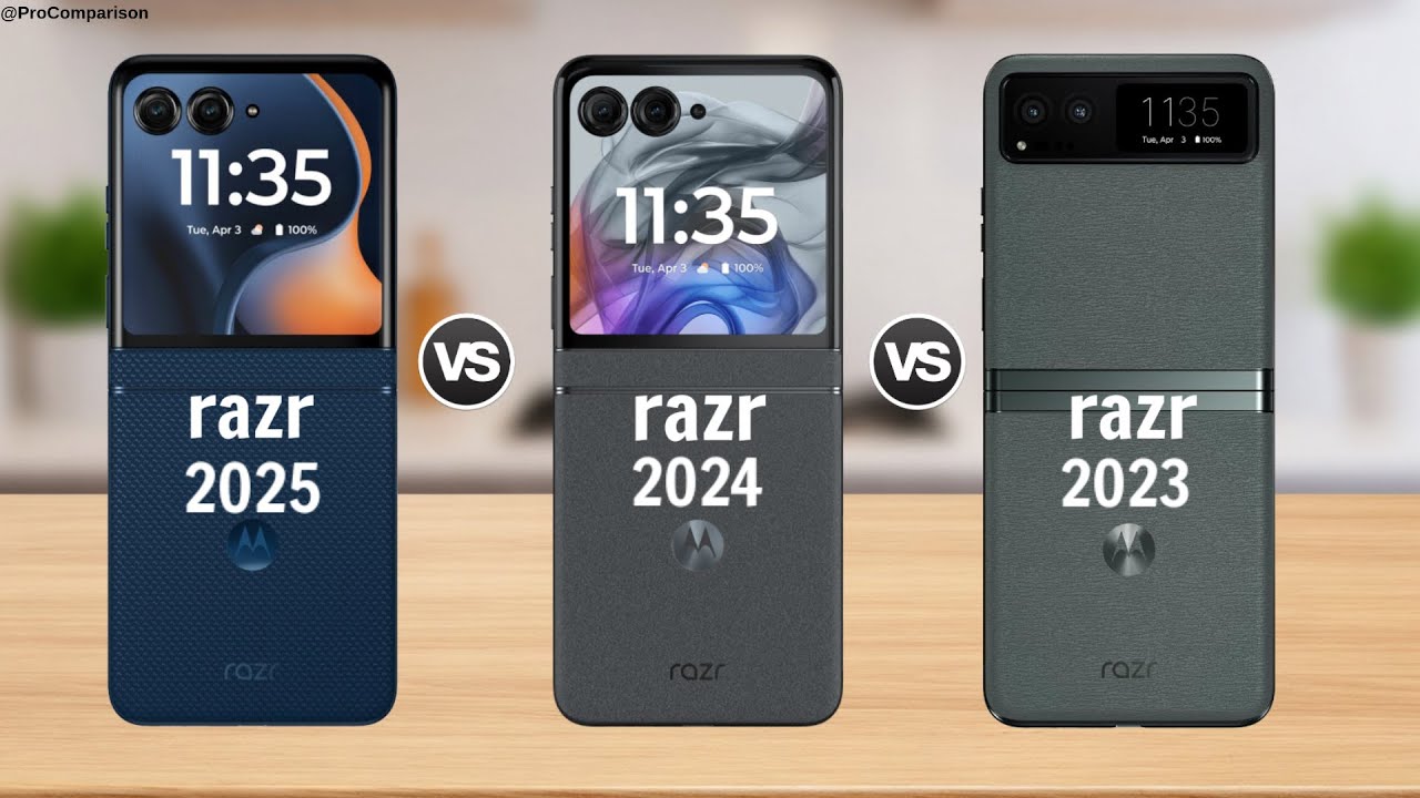Moto Razr 2025 vs Moto Razr 2024 vs Moto Razr 2023 || Full Comparison