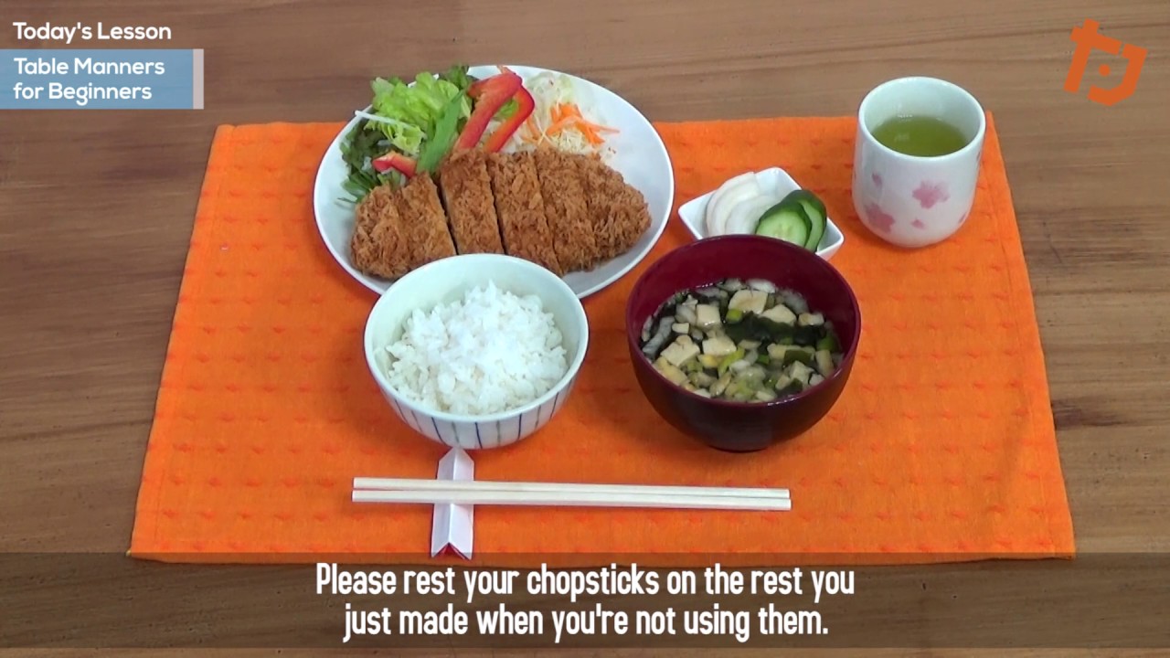 Japanese Table Manners for Beginners