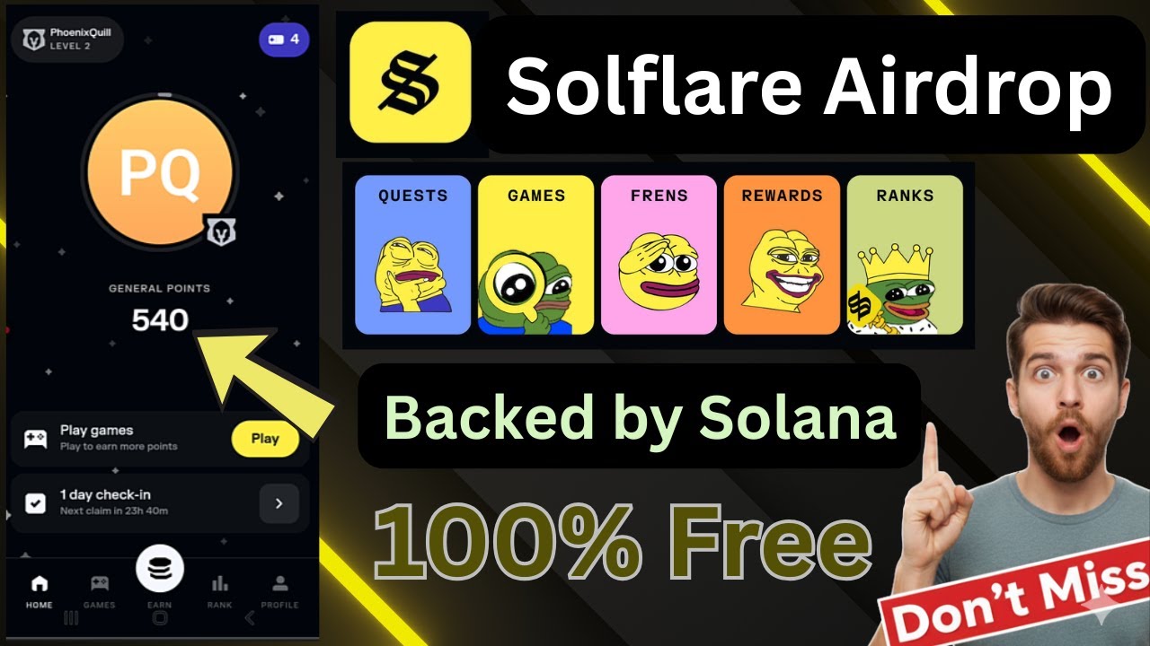 Solflare Kingdom Airdrop | Solflare Wallet Airdrop | Solflare Kingdom Bot
