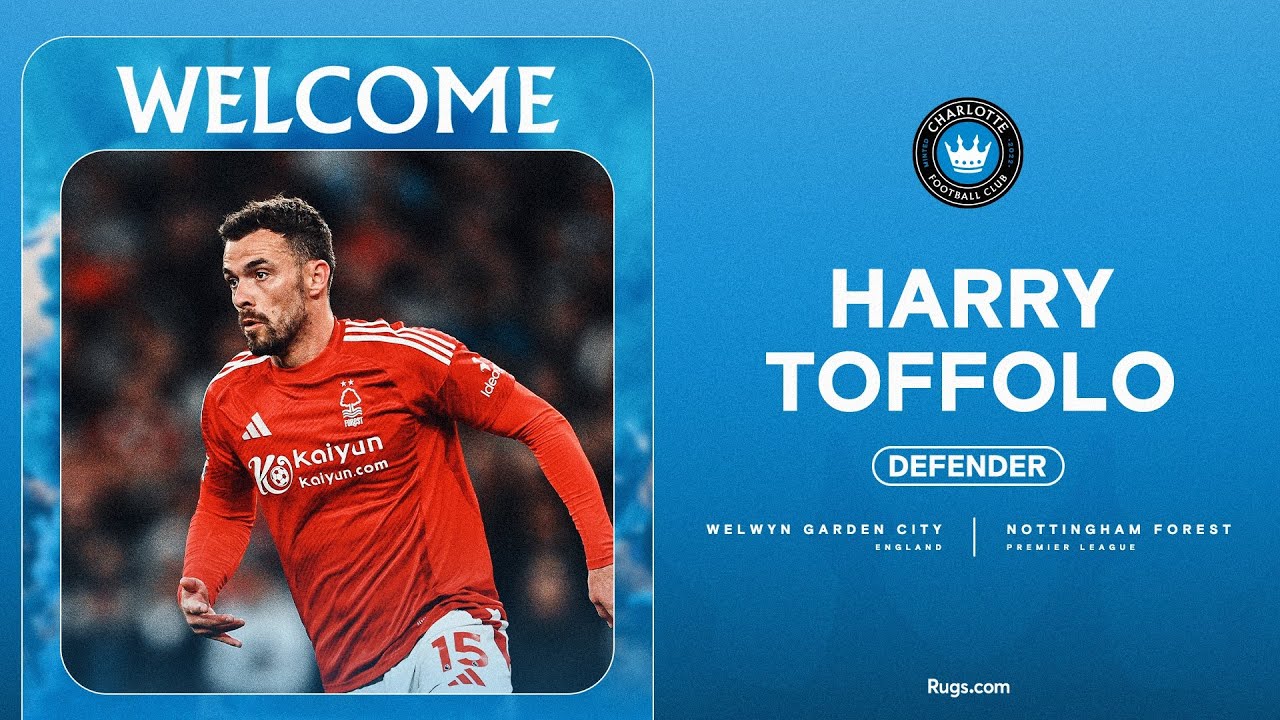 Charlotte FC Sign Defender Harry Toffolo | Welcome, Harry Toffolo