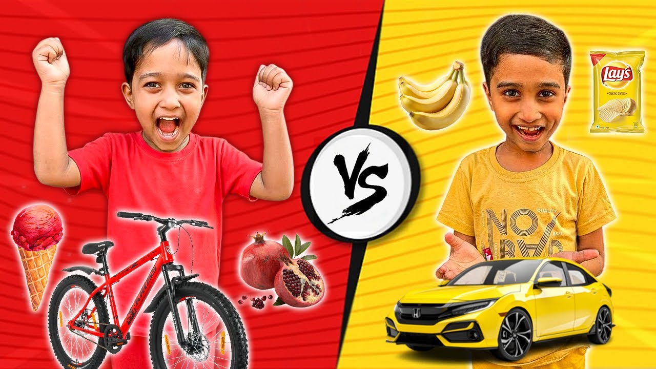RED vs YELLOW Color Challenge! 😅 Who Won?