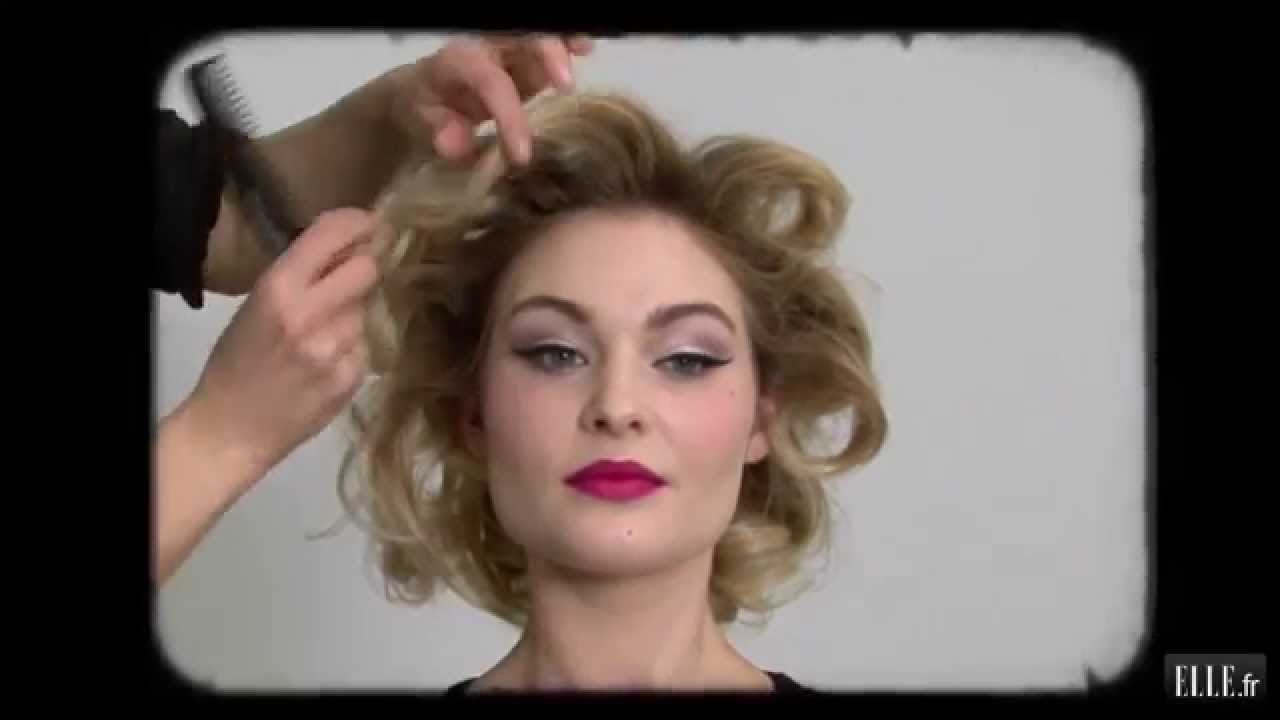 Le brushing de Marilyn Monroe - ELLE Coiffure