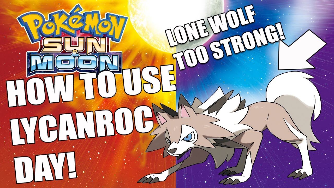 How To Use Lycanroc Mid Day in Pokemon Sun and Moon!