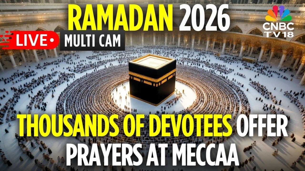 Makkah LIVE: Thousands of Devotees Gather in Mecca, Saudi Arabia | Taraweeh Makkah | Ramadan | N18G