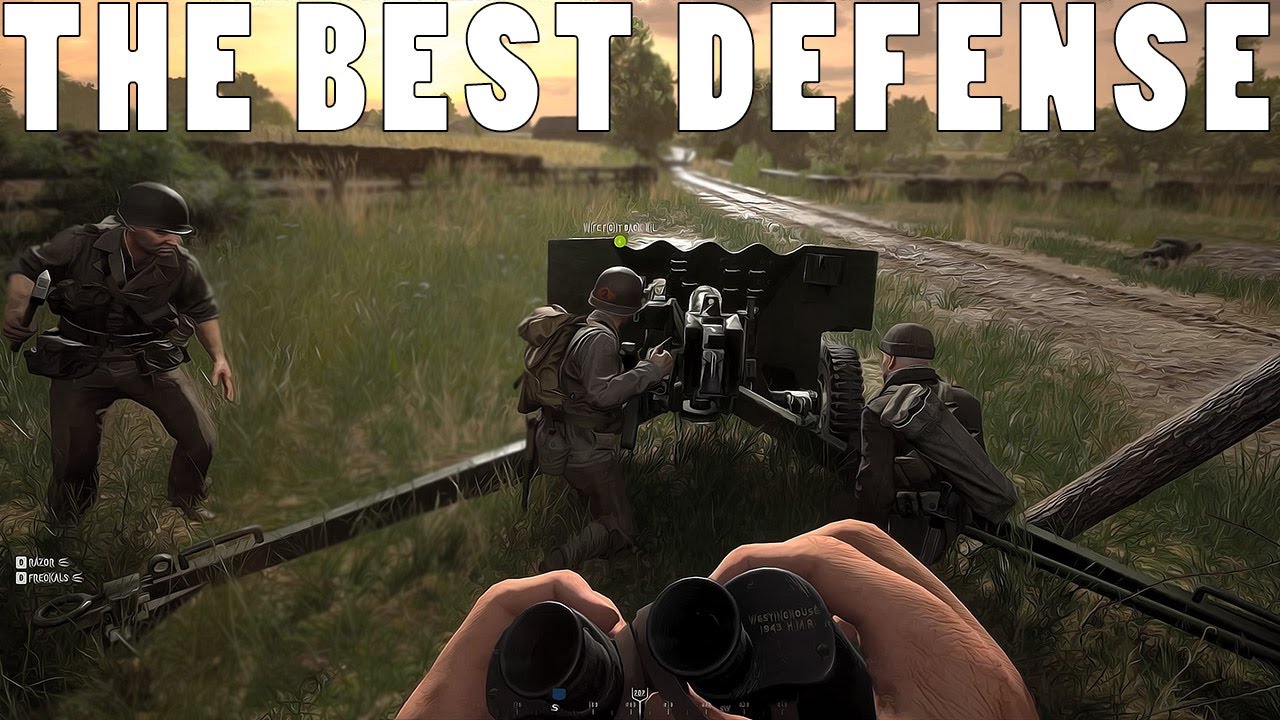 FORTIFIED ANTI TANK GUN - Hell Let Loose Gameplay