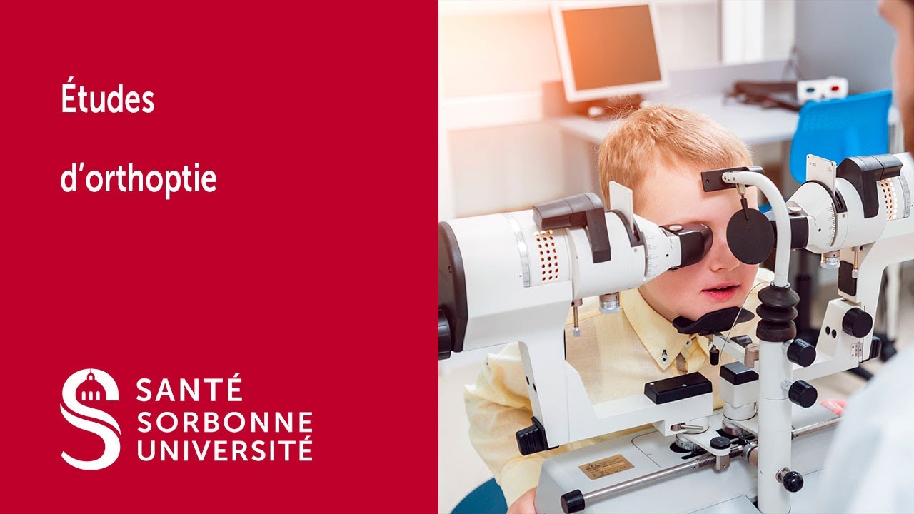 Présentation des études d'orthoptie