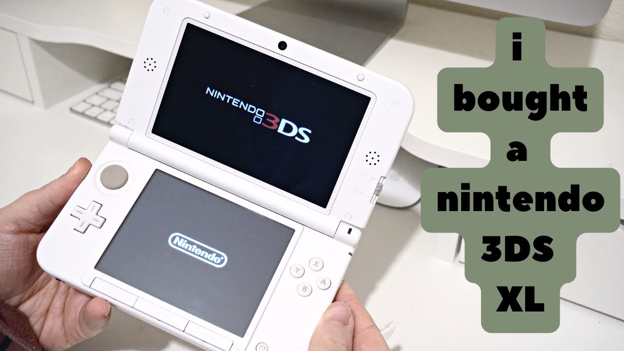 unboxing & setting up my nintendo 3DS xl & games | gaming with rach