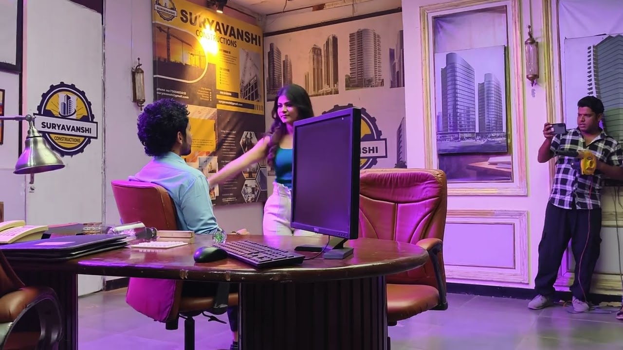 #tvshow Smita and prateek dance romantic video and bts video on set 🎬🎥 jaane anjaane ham mile serial