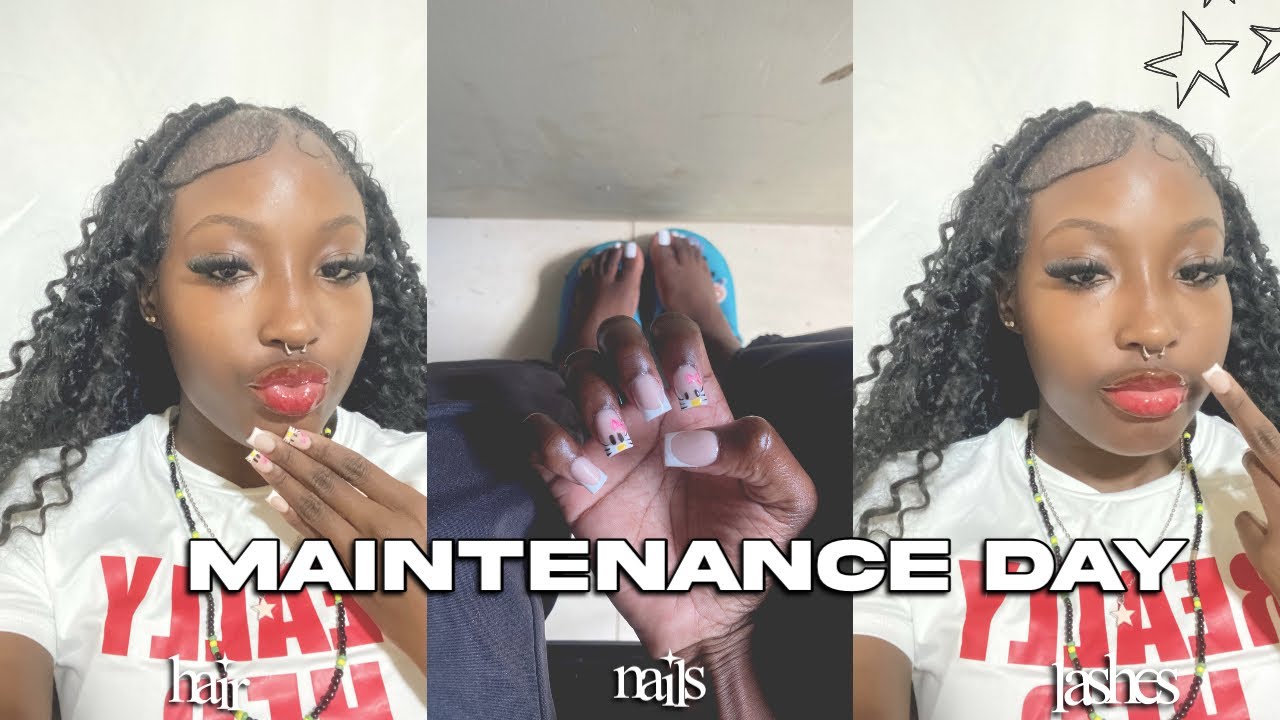 christmas maintenance| new hair, nails appt, lashes, yapping, storm #2?? |vlogmas 002 