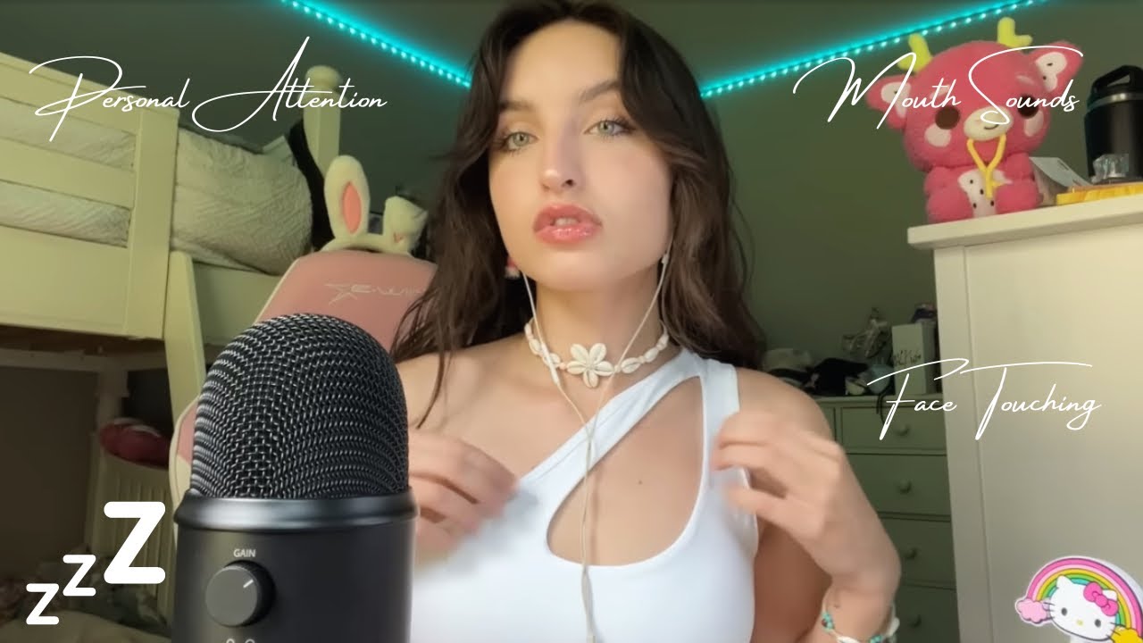 Beebee ASMR Spit Painting Compilation | Rings, Mouth Sounds, Personal Attention, Face Touching
