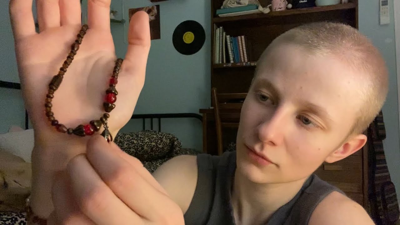 💎ASMR💎 showing u my handmade jewelry (hand movements, whispering, rambles)