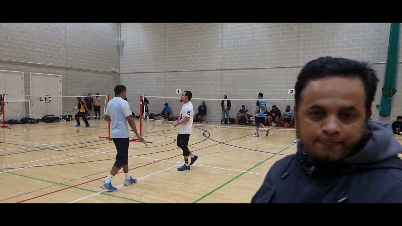 Nurul babru vs togor partner cat B and d Birmingham badminton tournament group stage 