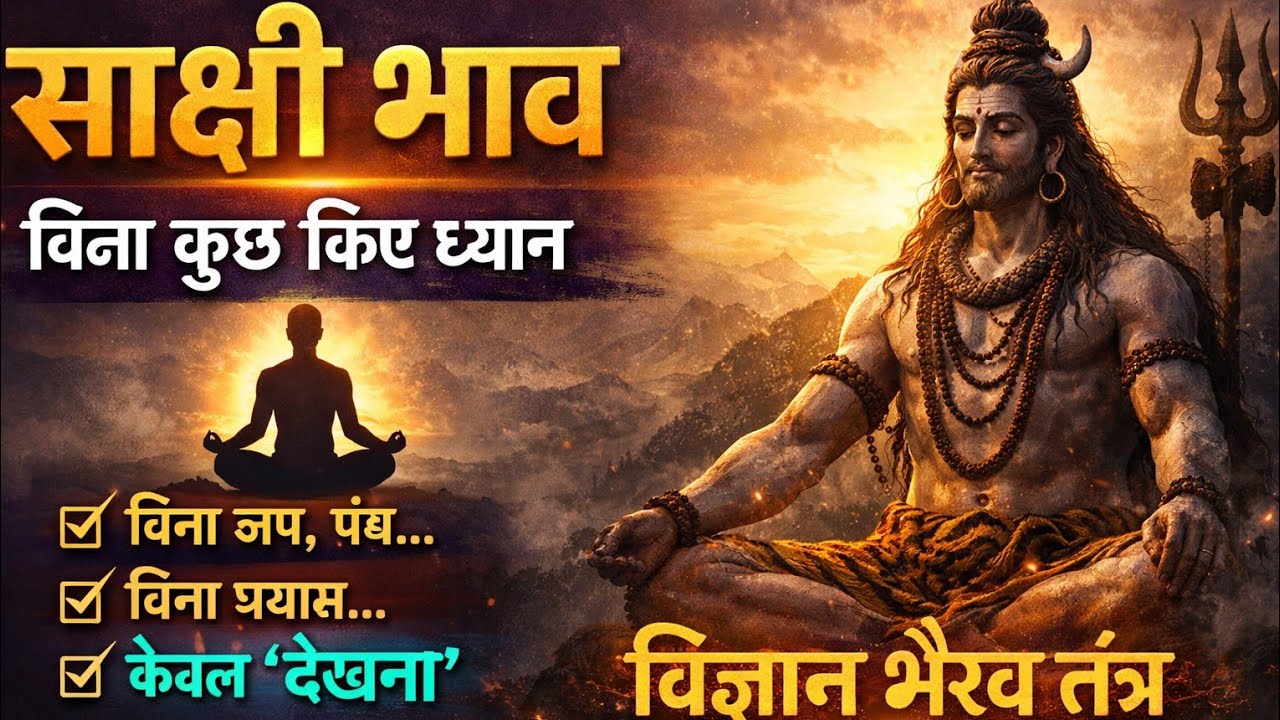 “बिना कुछ किए ध्यान” — यह क्यों क्रांतिकारी है?