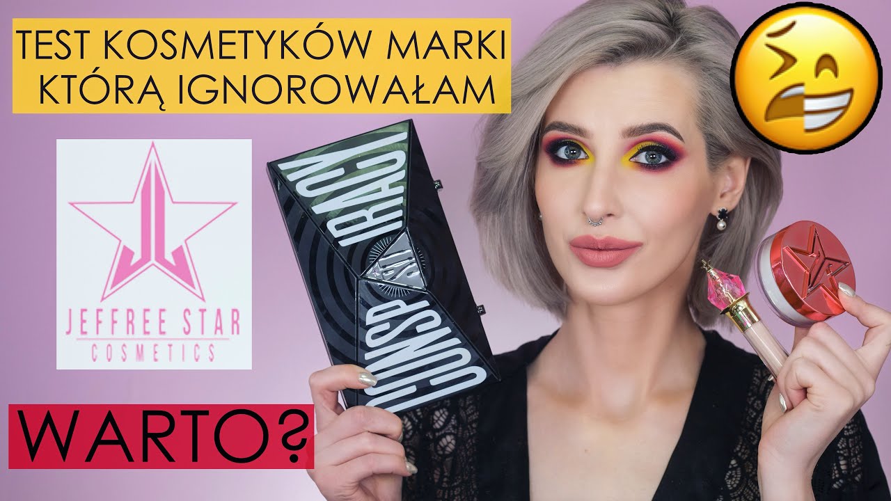TESTUJĘ KOSMETYKI MARKI KTÓRĄ IGNOROWAŁAM- Jeffree Star Cosmetics⭐️- Warto? 🤔