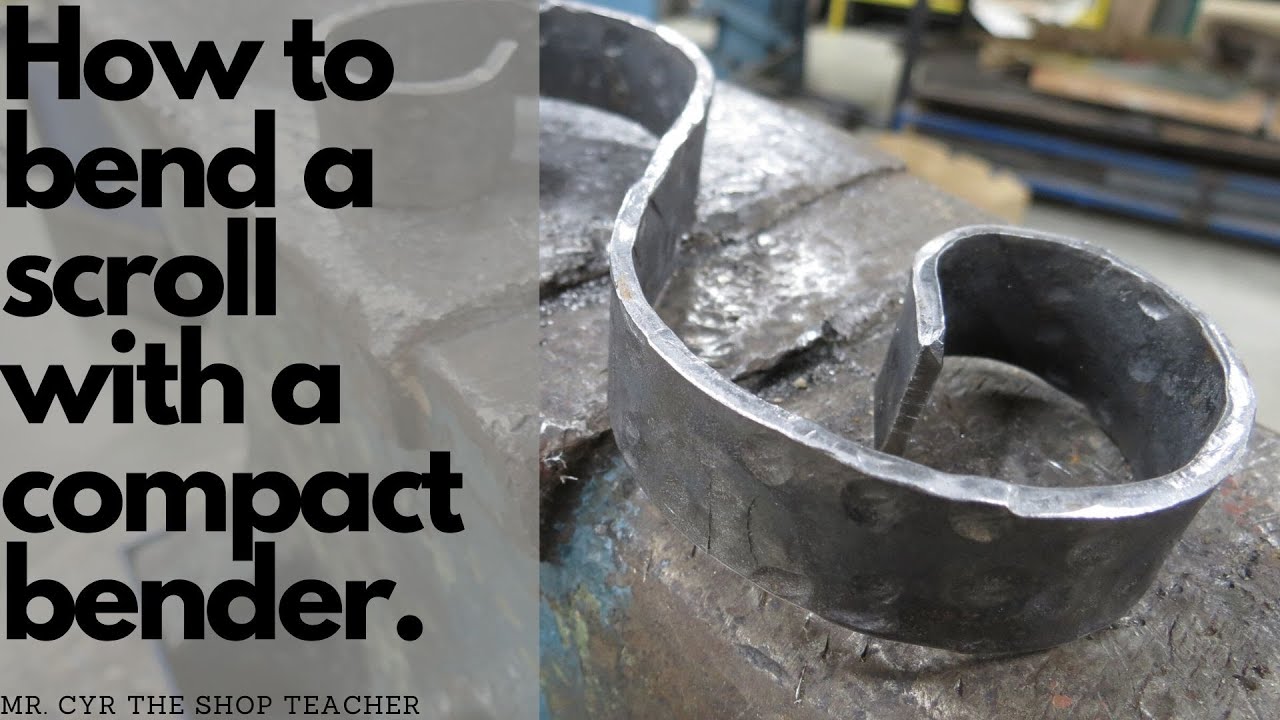 How to bend scrolls with a compact bender