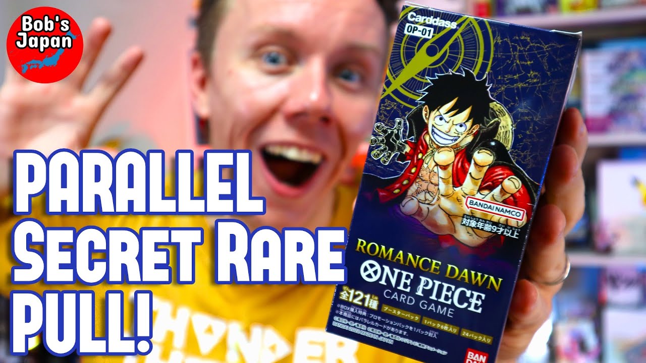 One Piece Card Game OP01 Romance Dawn - Parallel Secret Rare PULL!!