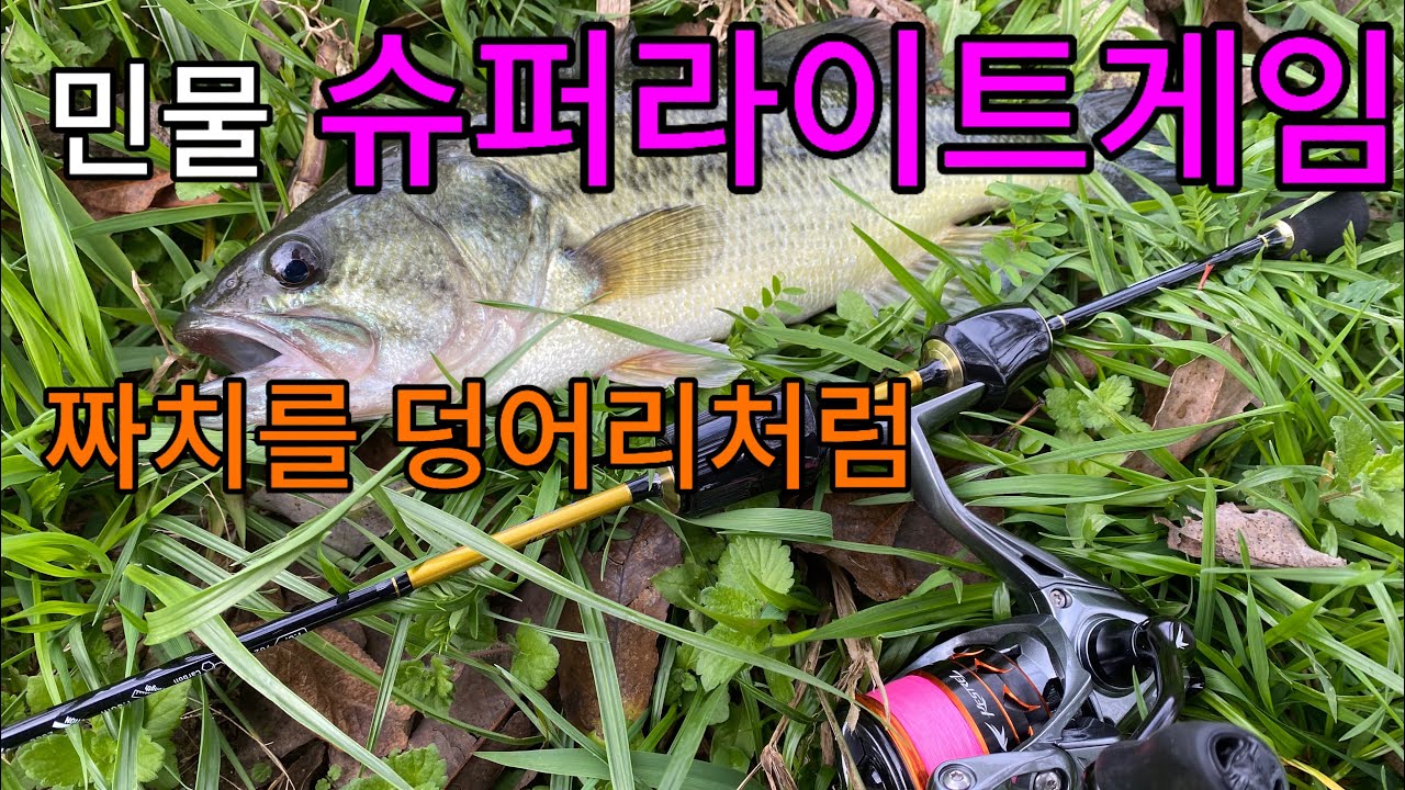 20241117 곡교천 배스낚시 슈퍼라이트게임(With.알리태클. MOTRAL DRAW XUL + KASTKING KESTREL)