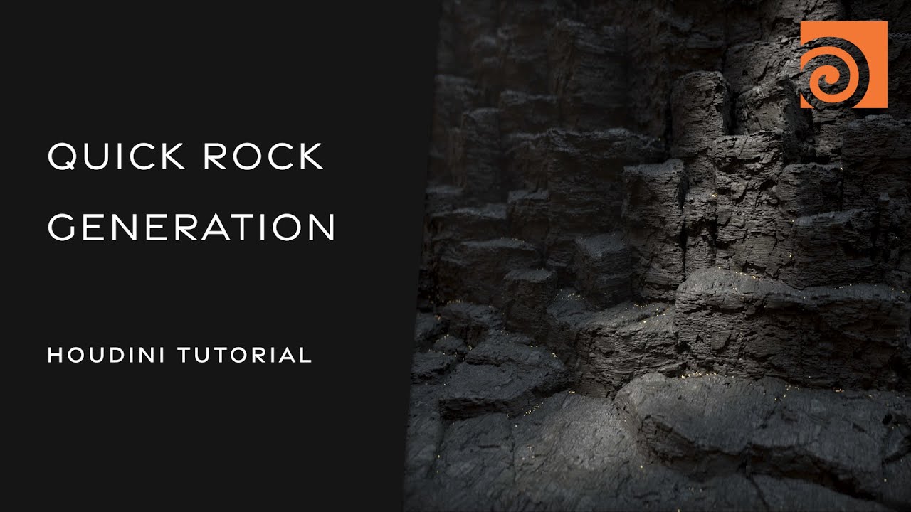Easy Realistic Rocks - Free Houdini Tutorial