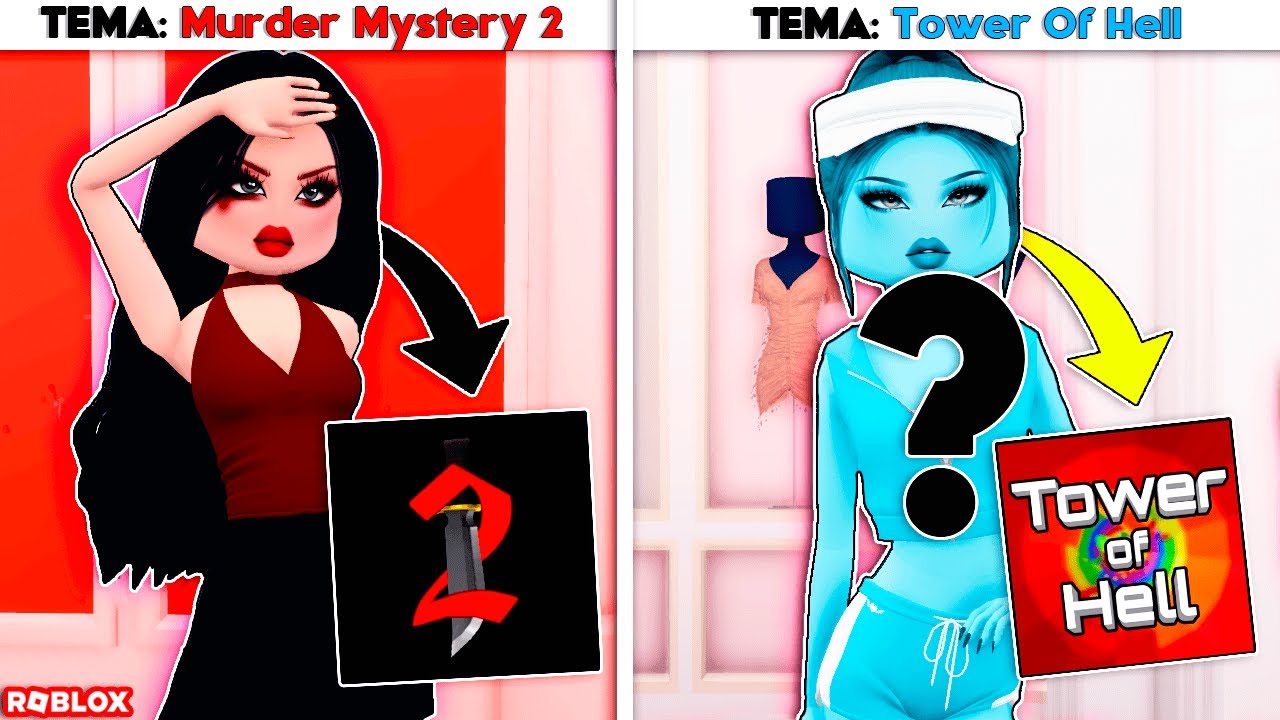 DRESS TO IMPRESS com TEMAS DE JOGOS!