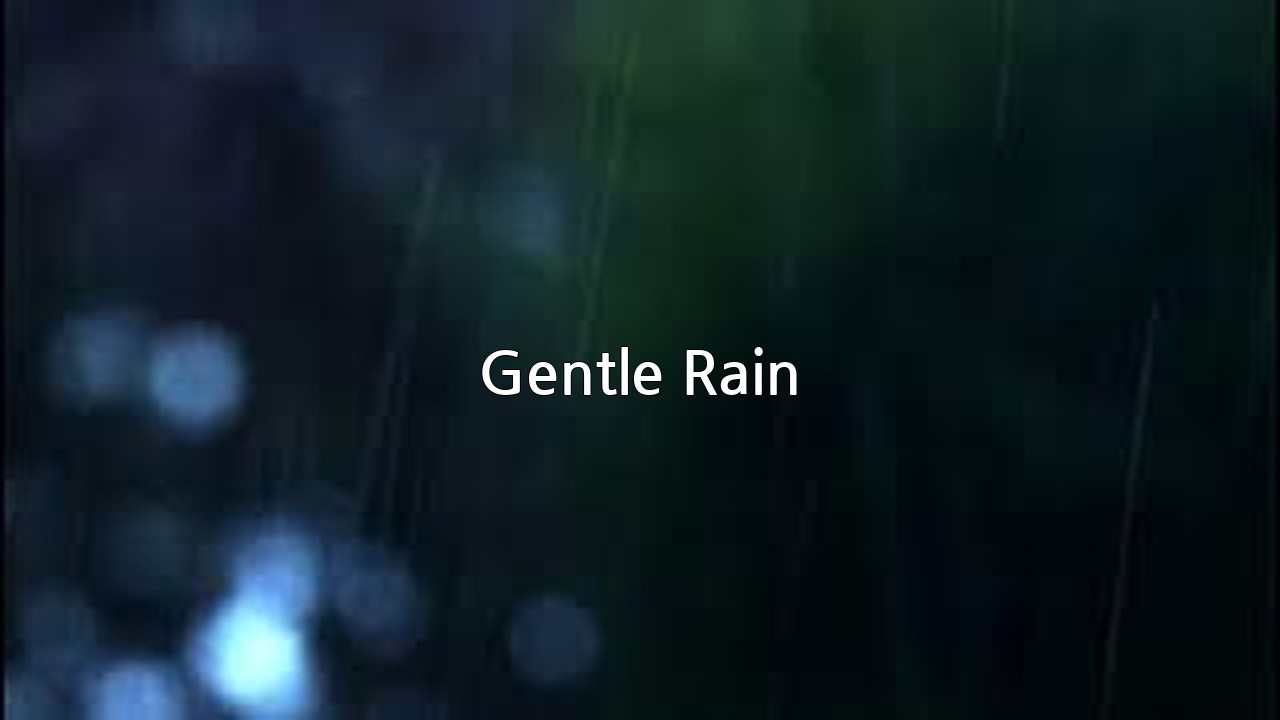 Quiet Window Rain for Stress Relief