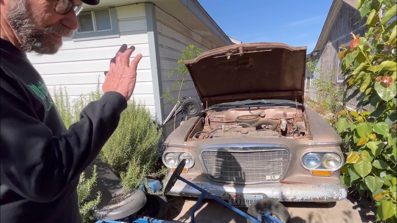 Rare Rusty Studebaker Lark from 1963 with Vanity Glove Box | Monster Rust