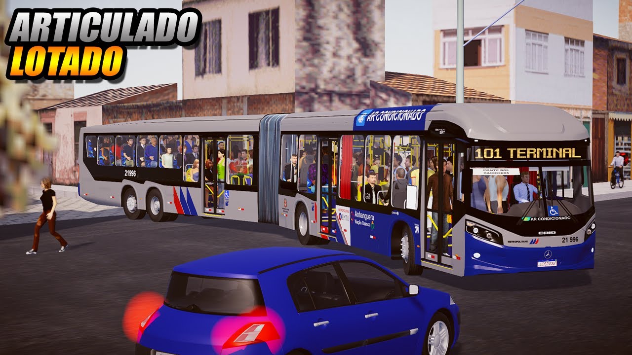 ESSA LINHA LOTOU ATÉ UM SUPER ARTICULADO !!! PROTON BUS SIMULATOR - G27