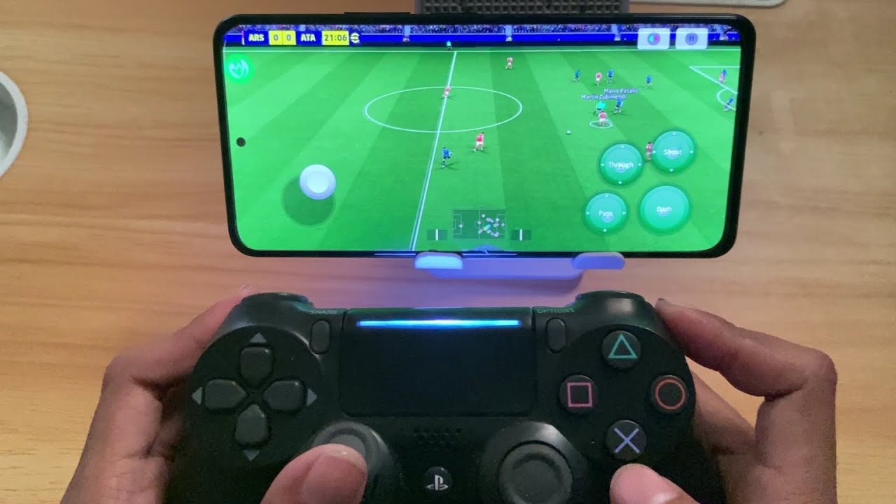 Как играть в Efootball Mobile с контроллером и без ROOT-прав
