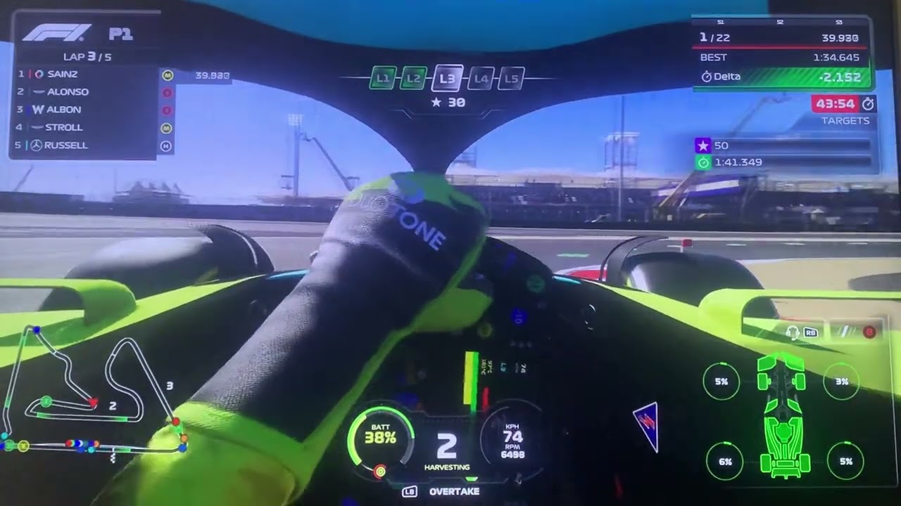 Practice run at Bahrain 