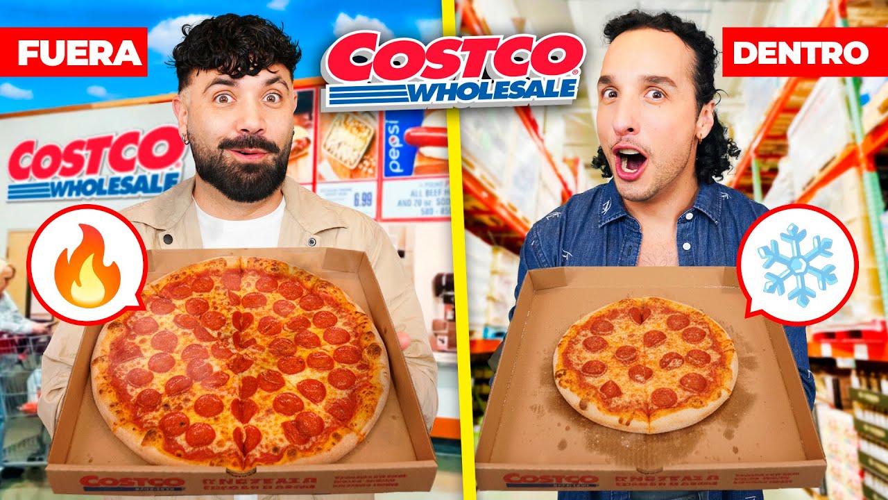 COMPARANDO COMIDA CONGELADA VS FUENTE DE SODAS DE COSTCO - &iexcl;NO ERA LO QUE ESPERABAMOS! - LOS RUL&Eacute;S