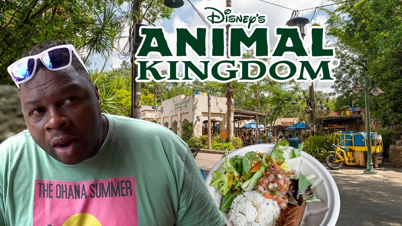BBQ with a twist at Disney's Animal Kingdom 🦍 Harambe Market food review