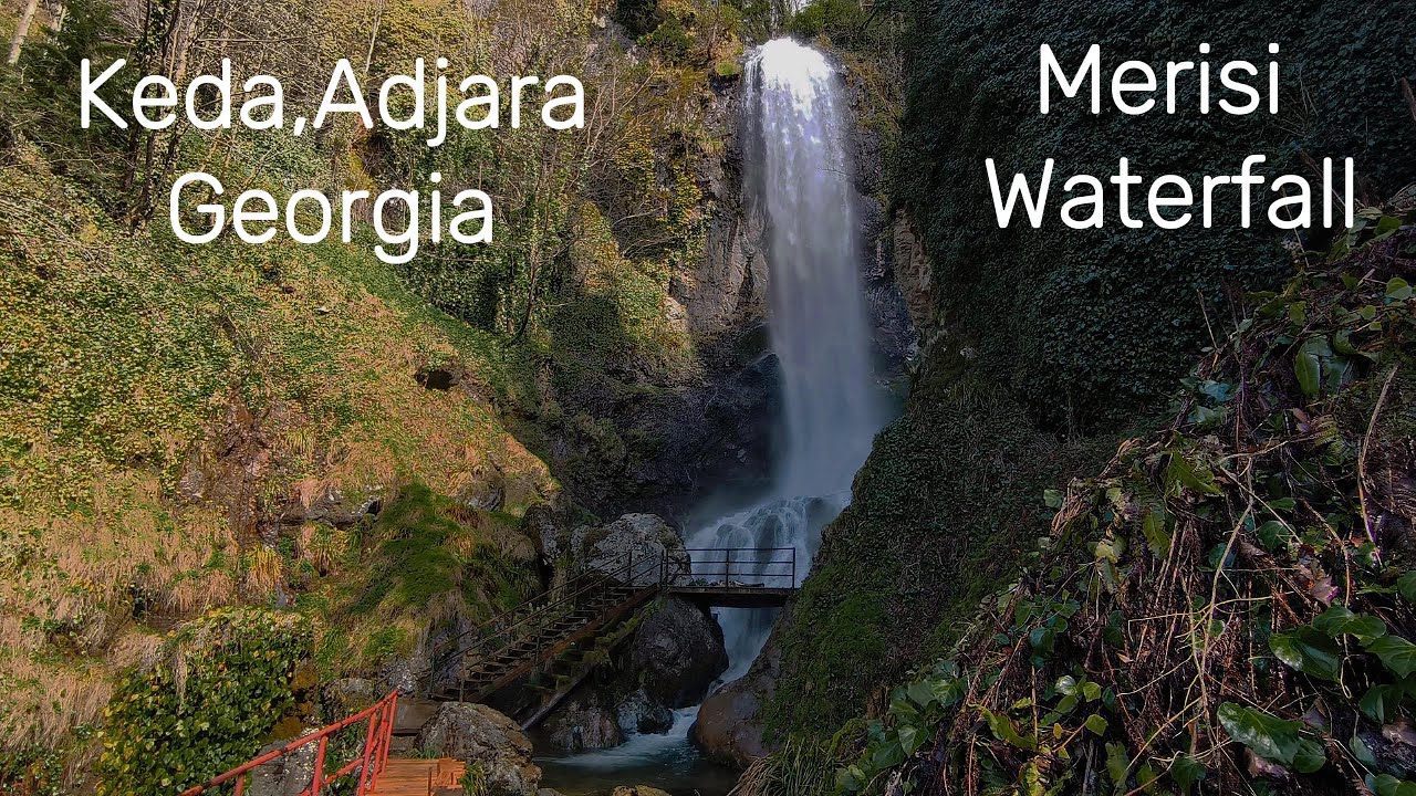 Keda, Adjara, Georgia. Merisi waterfall.