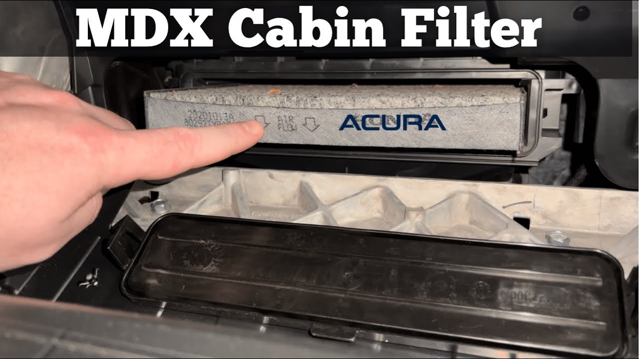 How To Change A 2022-2024 Acura MDX Cabin Air Filter - Remove Pollen Filter Replacement Location