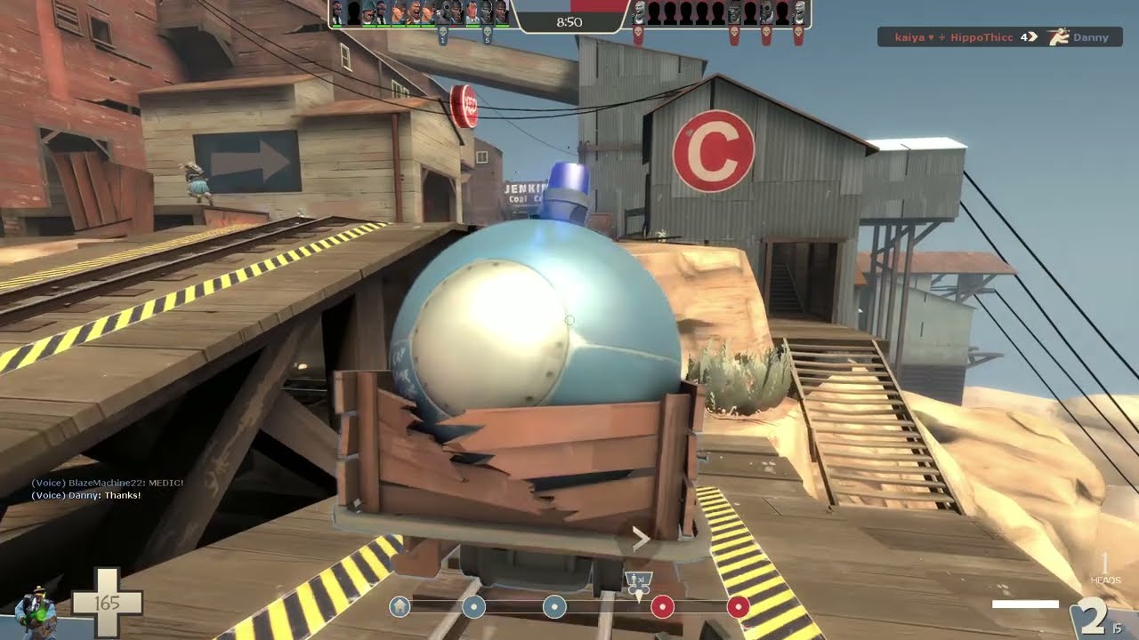 Team Fortress 2 Gameplay10-Payload Upward #02 (Demoman)
