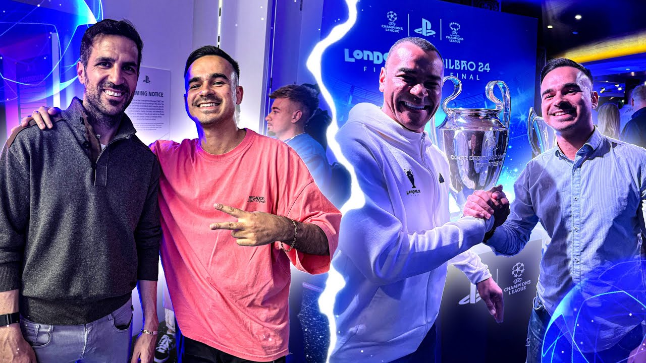 Ich treffe FABREGAS und CAFU !! 😱🔥 London CL Final Vlog #1