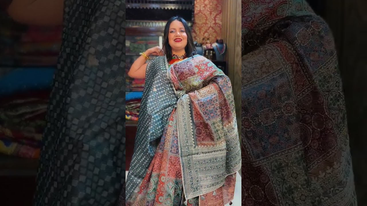 Chanderi silk Aajrak 9831287670,9062999275